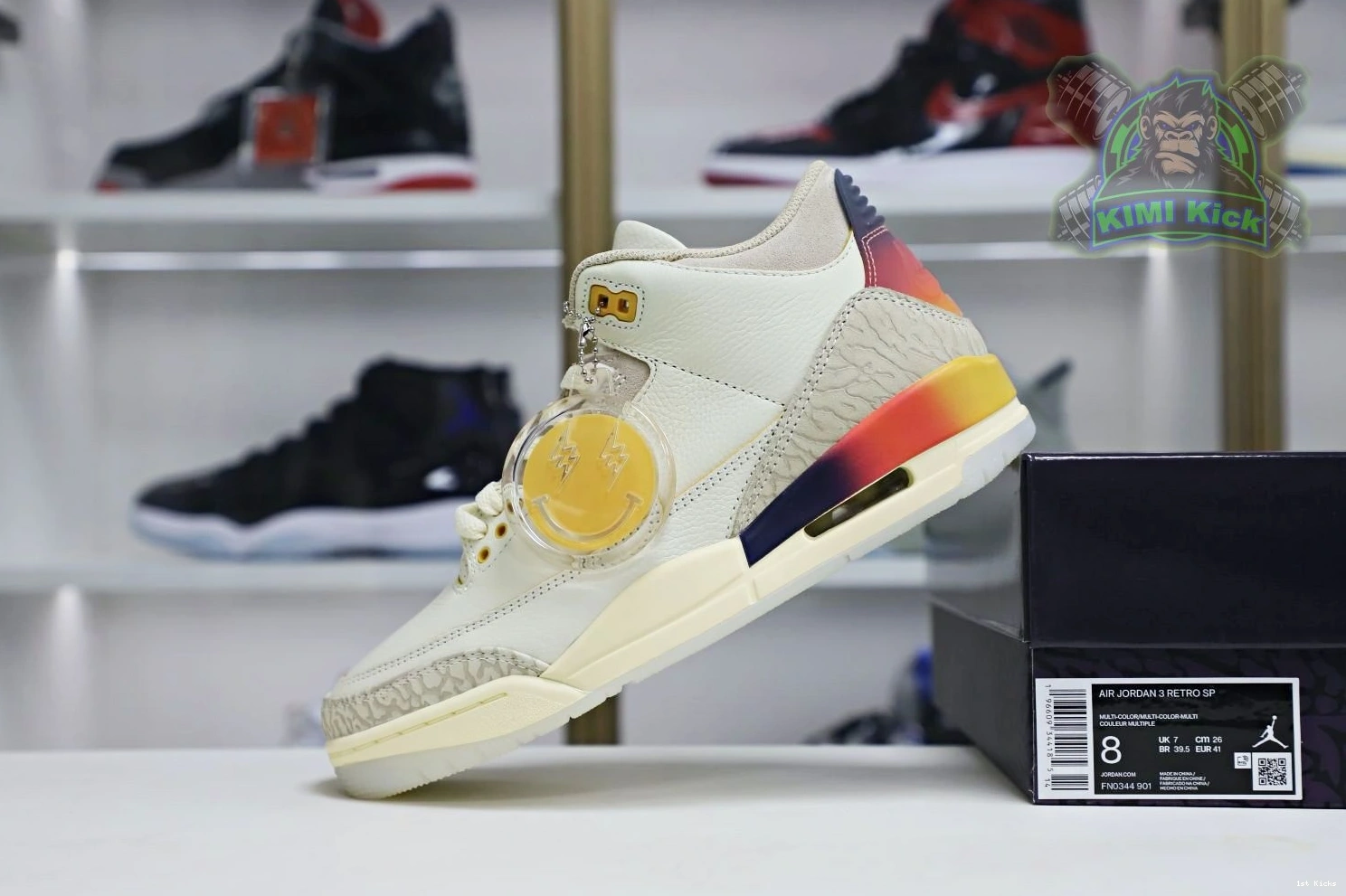 1st Kicks Jordan 1895 EasyMatch Air JBalvin Kimikick Jordan x 1112